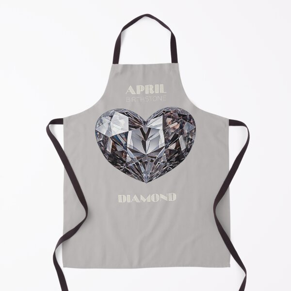 Item preview, April Birthstone - Diamond Heart Poster designed and sold by fatchairprint.