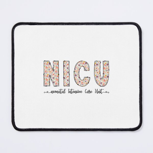 Item preview, NICU Nurse Floral Neonatal Intensive Care Unit designed and sold by weliohemmehd.