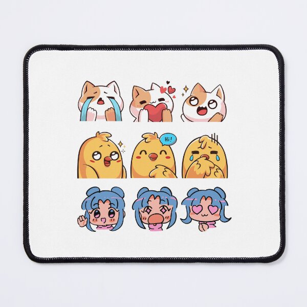 Item preview, Cat Chick Chibi Reaction Emotes designed and sold by DariaOltes.