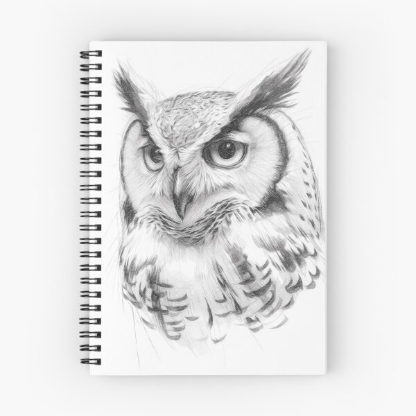 Item preview, Owl Pencil Sketch designed and sold by Leon Woods Pencil Art.