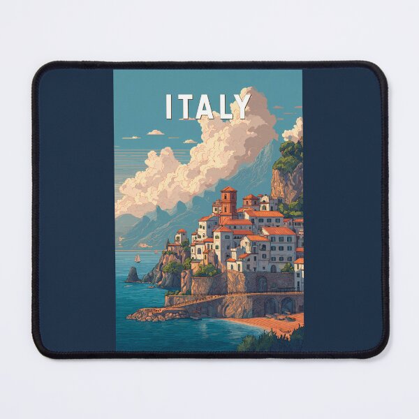 Item preview, Italy Illustration Travel Art Vintage designed and sold by KrisSidDesigns.