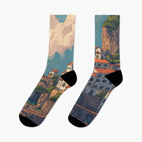 Item preview, Italy Illustration Travel Art Vintage designed and sold by KrisSidDesigns.