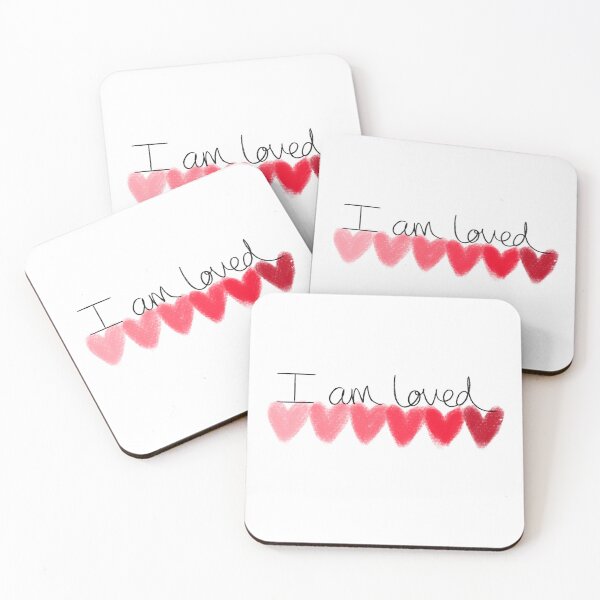 Item preview, I am loved  designed and sold by JessCarrsArt.