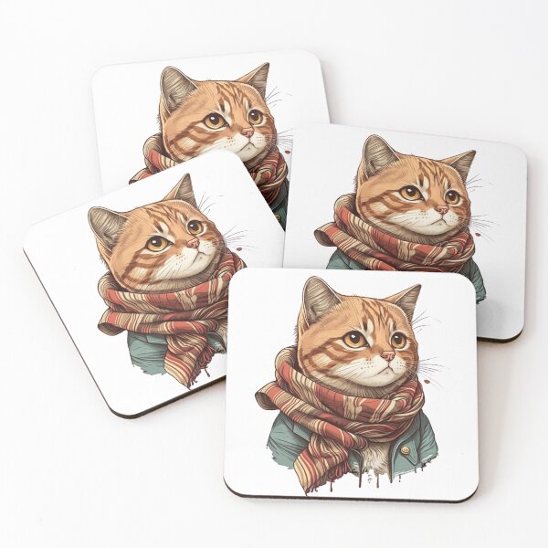 Item preview, Magical Cat with Scarf  designed and sold by OthmanDesayni ⭐⭐⭐⭐⭐.