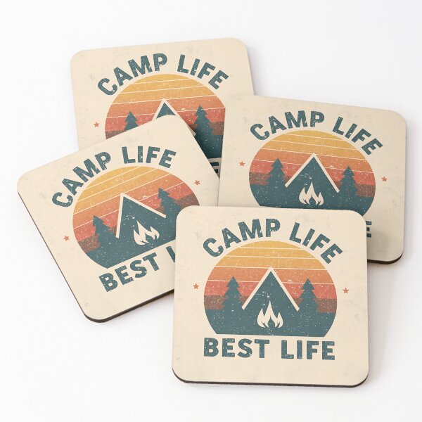Item preview, Camp Life, Best Life designed and sold by RisingWolfStudio.