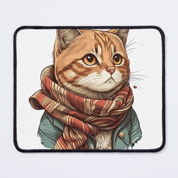 Item preview, Magical Cat with Scarf designed and sold by OthmanDesayni ⭐⭐⭐⭐⭐.