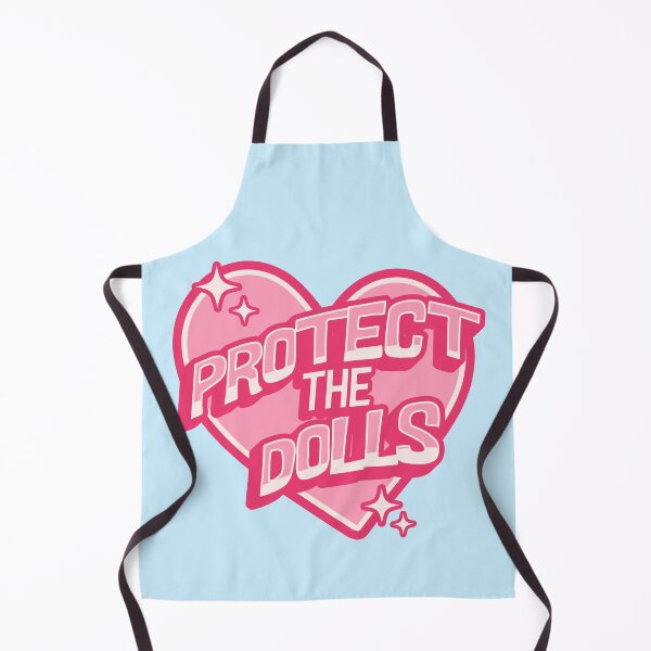 Item preview, Groovy Protect the Dolls sticker, lgbtq+ transgender transfeminine trans women designed and sold by DisgustangCO.