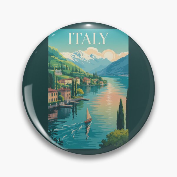 Item preview, Italy Amalfi Coast Illustration Travel Art Vintage designed and sold by KrisSidDesigns.