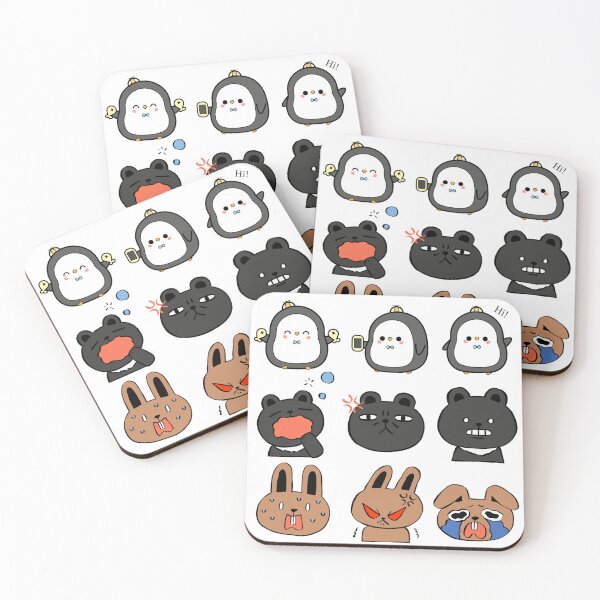 Item preview, Penguin Bear Bunny Reaction Pack designed and sold by DariaOltes.