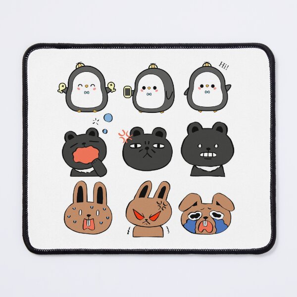Item preview, Penguin Bear Bunny Reaction Pack designed and sold by DariaOltes.