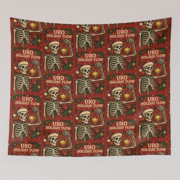 Item preview, Urologist Skeleton Christmas Holiday Flow Design designed and sold by ClinicalHubs.
