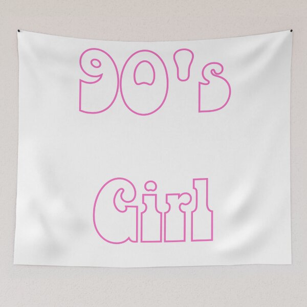 Item preview, 90's Girl Retro Aesthetic Typography Design – Nostalgic Neon Style designed and sold by MiraDesignCo.