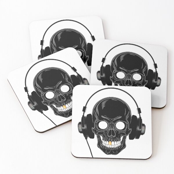 Item preview, Skull DJ Headphones Gold Tooth Music Design designed and sold by Wsgreen.