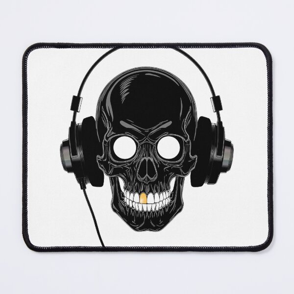 Item preview, Skull DJ Headphones Gold Tooth Music Design designed and sold by Wsgreen.