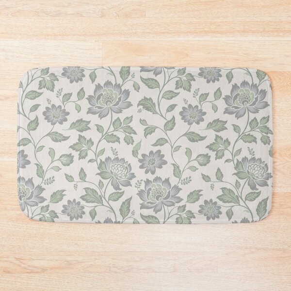 Item preview, Seamless Neutral Floral Pattern - Stony Gray and Sage Flowers designed and sold by HolmeProud.