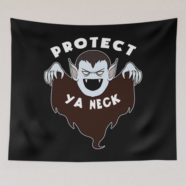 Item preview, Funny Protect Ya Neck Halloween Vampire Leech Demon 		 designed and sold by shopenscobieh.