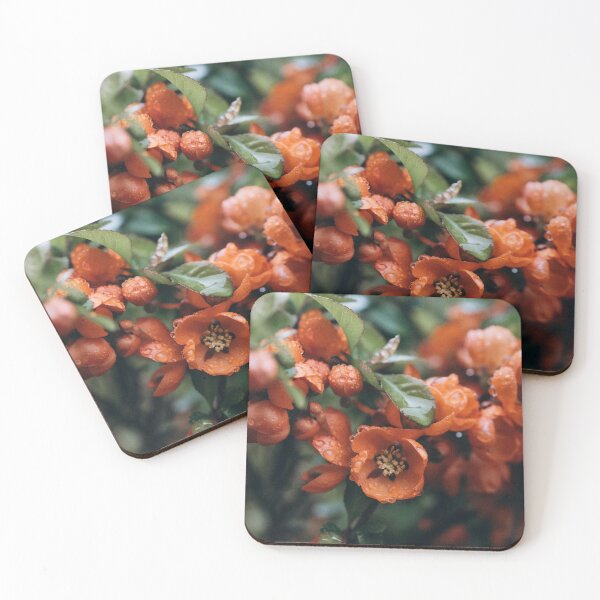 Item preview, Red flowers with drops designed and sold by AlinaLevina.
