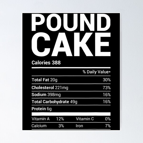 Item preview, Pound Cake Nutrition Facts Family Matching Christmas Costume 	1	 designed and sold by senacdelelg.