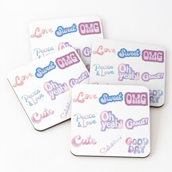 Item preview, Pastel Gradient Phrases designed and sold by DariaOltes.