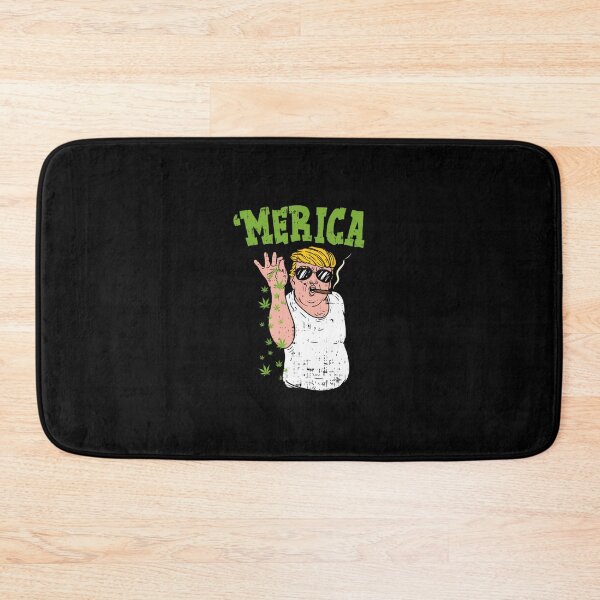 Item preview, Merica Trump Bae Smoking Weed Cannabis Funny 420 Stoner 	 		 designed and sold by ghrisvclann.
