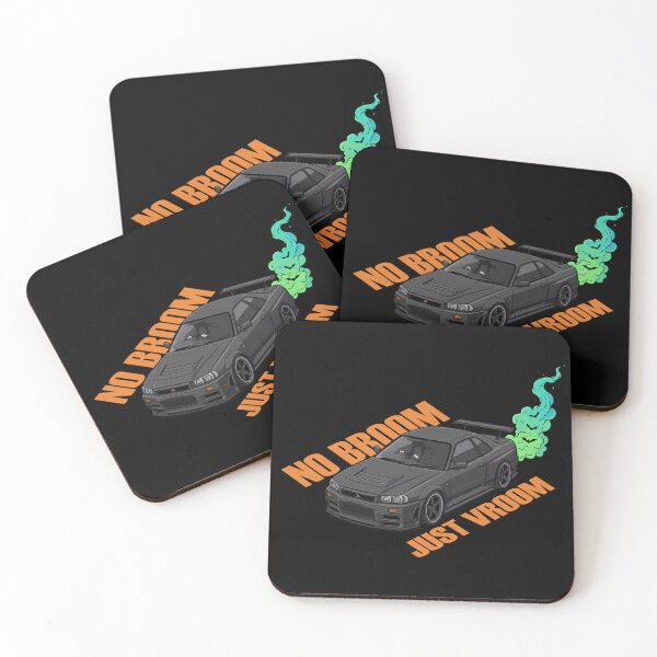 Item preview, No Broom Just Vroom Gray designed and sold by BronArtworks.