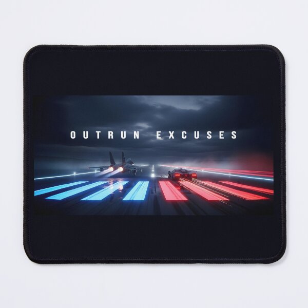 Item preview, Outrun Excuses – Fighter Jet and Supercar Motivation designed and sold by SuccessHunters.