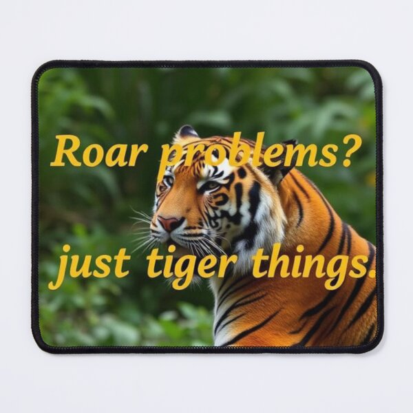Item preview, Roar problems? Nah, just tiger things designed and sold by SSMC DREAM DESIGN.