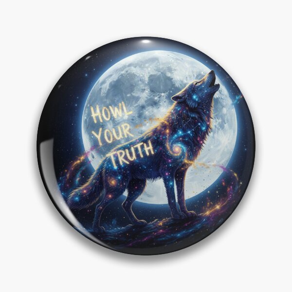 Item preview, Cosmic Wolf – Howl Your Truth designed and sold by Loo Loo.