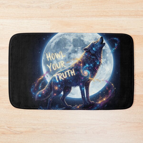 Item preview, Cosmic Wolf – Howl Your Truth designed and sold by Lucorr.