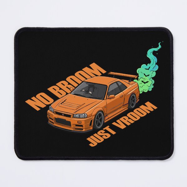 Item preview, No Broom Just Vroom Orange designed and sold by BronArtworks.