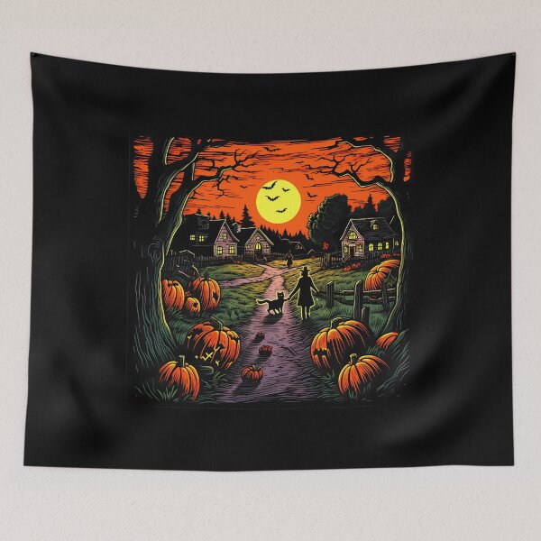 Item preview, Escena de truco o trato designed and sold by motangyailid.