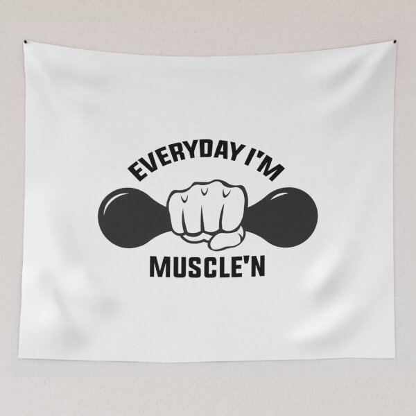 Item preview, Everyday I'm Muscle'n1	 designed and sold by yalazaleshier.