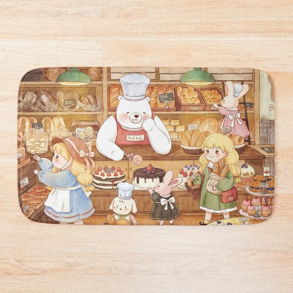 Item preview, Cozy Bakery Cute Bear and Friends Illustration designed and sold by Oniyasha.