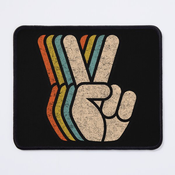 Item preview, Retro Peace Sign V Fingers Vintage 60s 70s 80s Cool Graphic 		 designed and sold by alliotermaljp.