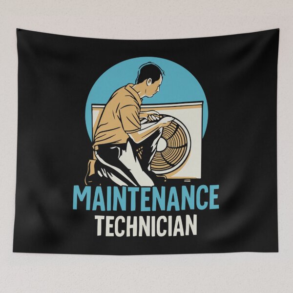 Item preview, Maintenance Technician Worker Maintenance Man 	 Job 	1	 designed and sold by ivanofrazzano.