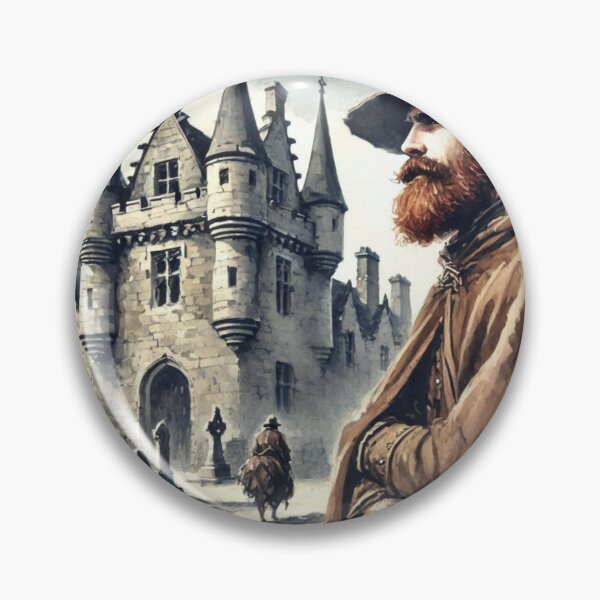 Item preview, Irish nobleman in front of his castle designed and sold by jefboutique6150.