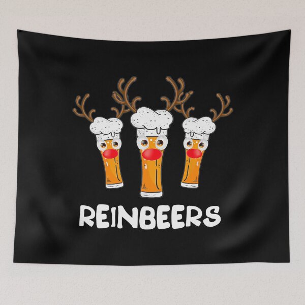 Item preview, Reinbeers Funny Reindeer Beer Christmas Drinking Xmas 	 		 designed and sold by boatensojo.