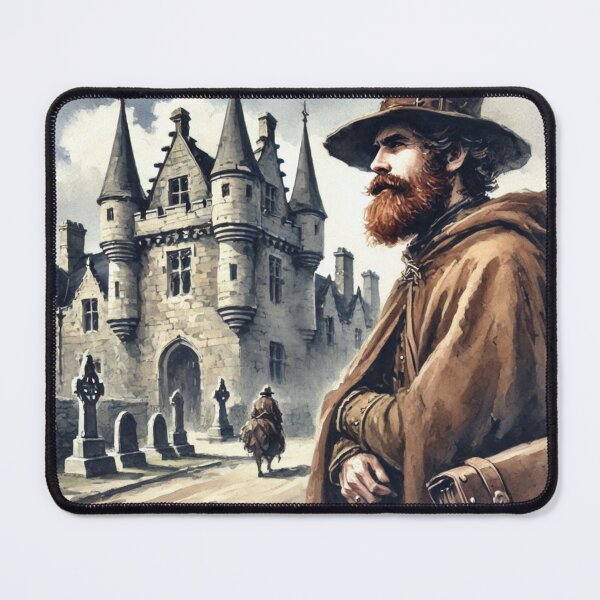 Item preview, Irish nobleman in front of his castle designed and sold by jefboutique6150.