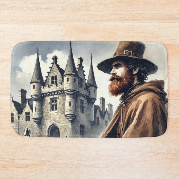 Item preview, Irish nobleman in front of his castle designed and sold by jefboutique6150.