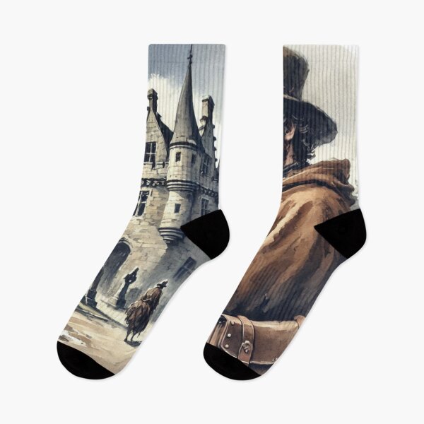 Item preview, Irish nobleman in front of his castle designed and sold by jefboutique6150.