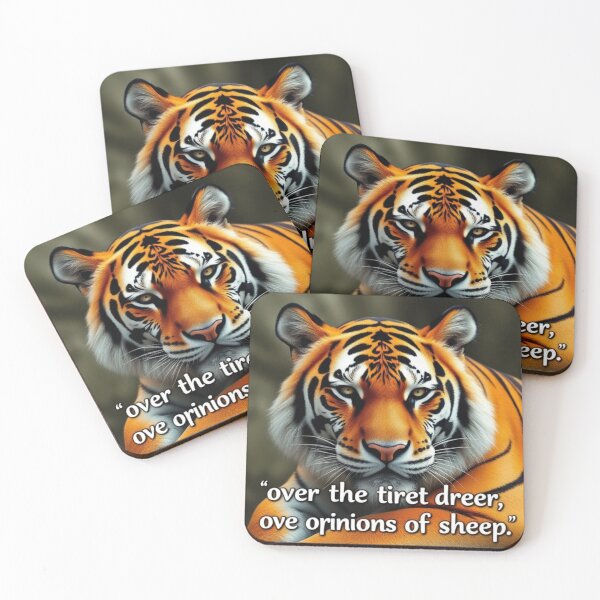 Item preview, Tigers don’t lose sleep over the opinions of sheep designed and sold by SSMC DREAM DESIGN.