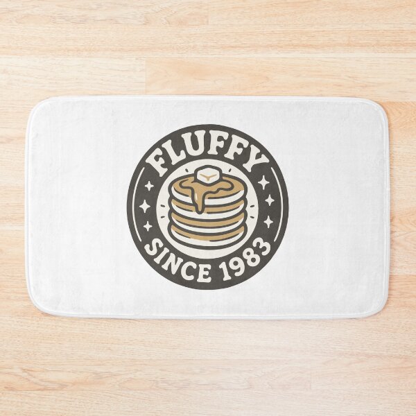 Item preview, Fluffy Since 1983 – Vintage Pancake Lover designed and sold by SnappyPNG.