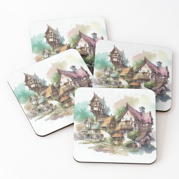 Item preview, medieval village (fantasy) designed and sold by jefboutique6150.