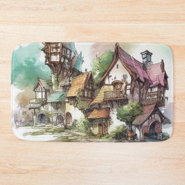 Item preview, medieval village (fantasy) designed and sold by jefboutique6150.