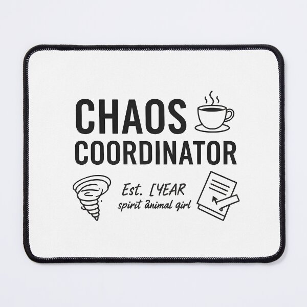 Item preview, Chaos Coordinator Mug Gift - Funny Office Manager T-Shirt - Powered by Coffee & Sarcasm designed and sold by Painter1Joyx.