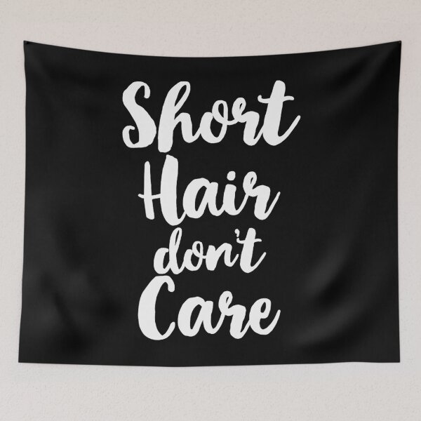 Item preview, Short Hair Don't Care Cute 	 Christmas 		 designed and sold by muffjapoe.