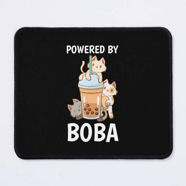 Item preview, Powered By Boba Bubble Milk Tea Tapioca Pearls Cat Lover designed and sold by senacdelelg.