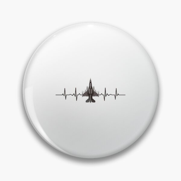 Item preview, F-16 Jet Fighter Heartbeat Funny EKG Aviation Pilot 	 	 	1	 designed and sold by yalazaleshier.