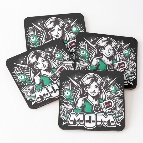 Item preview, Retro Gamer Mom Stylish Video Game Heroine Design. designed and sold by The-T-In-Retro.
