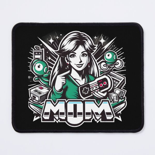 Item preview, Retro Gamer Mom Stylish Video Game Heroine Design. designed and sold by The-T-In-Retro.